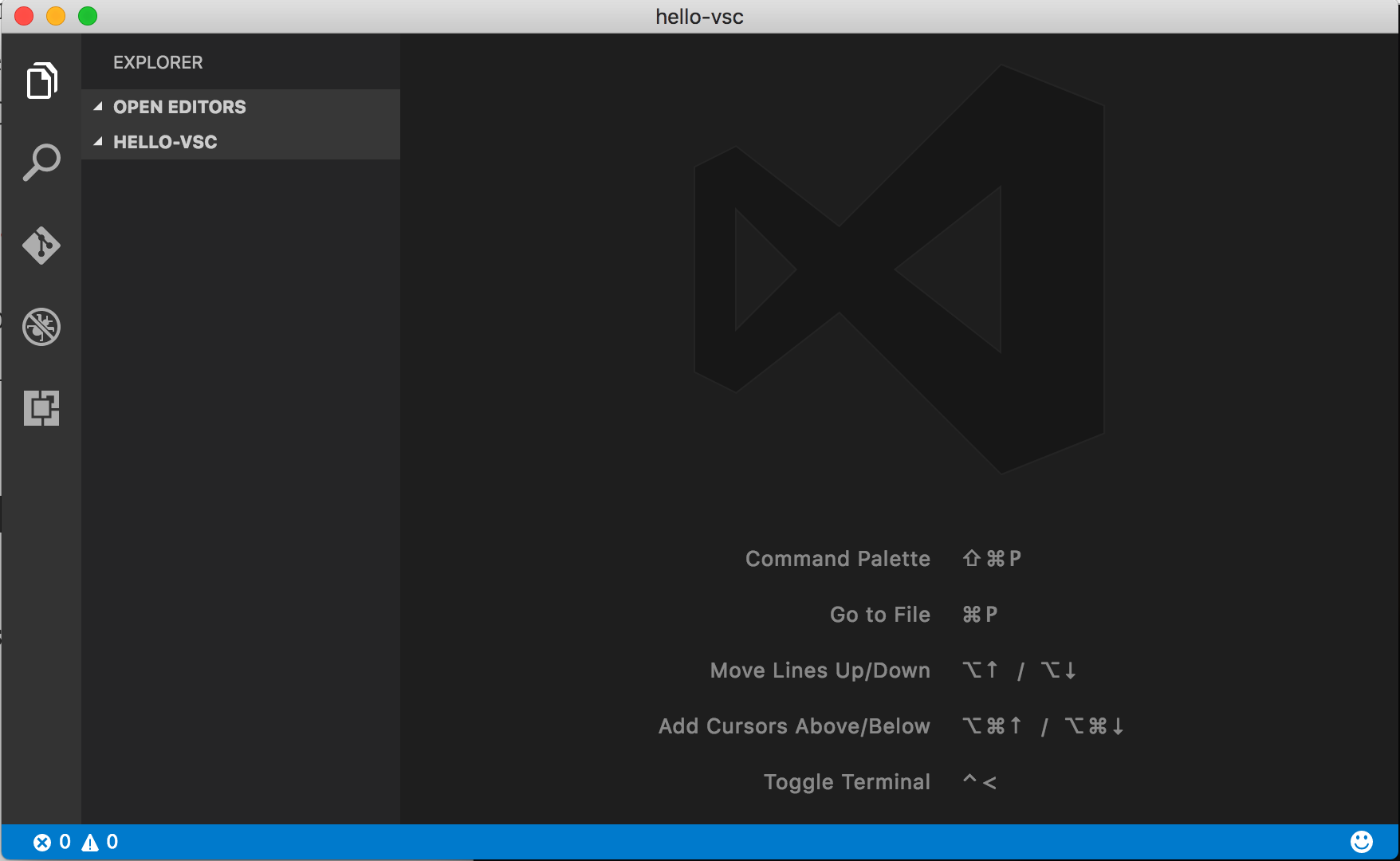 mac command to open visual studio for with a directory